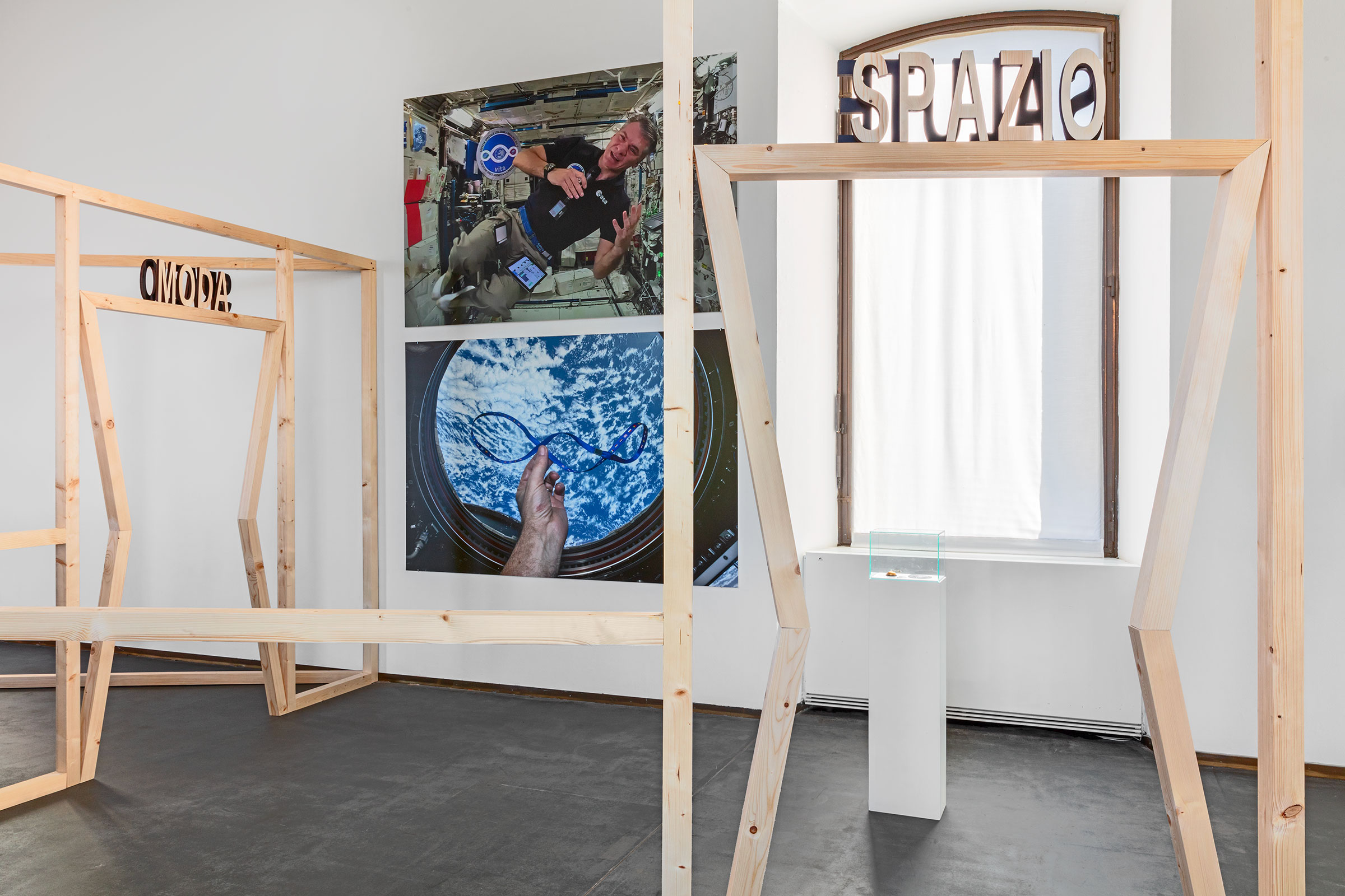 Michelangelo Pistoletto, Il Terzo Paradiso - Stazione Spaziale Internazionale (Third Paradise - International Space Station), 2017, ISS Stazione Spaziale Internazionale. Paolo Nespoli (ISS International Space Station. Paolo Nespoli), 2017